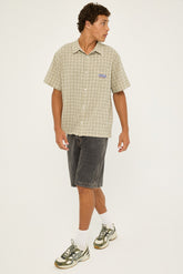 Xlarge Wall Check SS Shirt Swamp